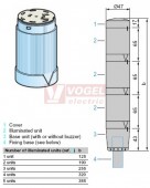 XVMC37 signální modul ČI, BA15d max.5W/240V průměr 45mm
