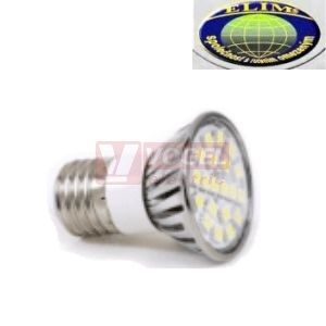 Žárovka LED E27 230VAC SMD-WW20-E27 20xSMD LED, teple bílá (3500°K) 320Lm, 2,5W, 140°, světelný tok 320Lm