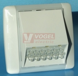 OS-P-W12ET/bílá/bílá   orientační svítidlo 12xLED bílá (design ABB Element)
