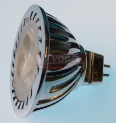 Žárovka LED MR16 GU5,3 12VAC/DC HPW3-MR16 3xHP LED , stud. bílá, 240Lm, 3,1W