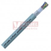 Unitronic FD CP (TP) plus  2x2x0,25mm2 kabel stíněný datový párový, vysoce flexibilní, barevné žíly podle DIN 47100, šedý vnější plášť z PUR, pro použití do energ.řetězů,s aprobací UL/CSA  RAL7001 (0030919)