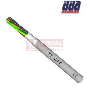 YY-JZ-HF  3x1,5 kabel flexibilní do vlečných řetězů, číslovaný se ZŽ