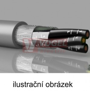 LiYCY-OZ  2x 6,00 kabel stíněný flexibilní, číslovaný, bez ZŽ