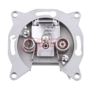 EU3503J zásuvka účastnická TV+R, koncová, odbočovací útlum dB: TV(3,5)+R(4) (J0200J)