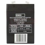 Baterie  6,00 V Pb   4,2Ah Olověný akumulátor GT6-4,2, faston 4,7mm, rozměr 70x47x101 mm (B9641) - Náhradní akumulátor pro 3810 (P2301, P2304, P2305, P2308)