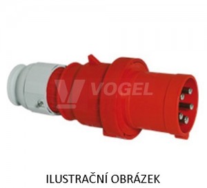 Vidlice 5P  63A 400V IP44 6h (210765) Quick-Connect, bezšroubové svorky