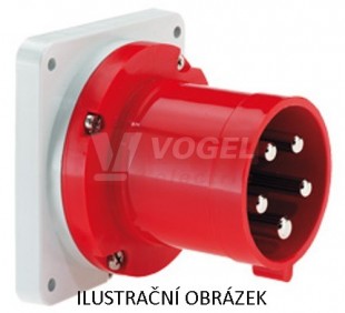 Přívodka vestavná 5P  63A 400V IP44 6h Bals 28052, šroubová, přímá, GT