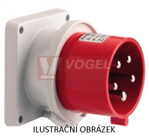 Přívodka vestavná 4P  16A 400V IP44 6h Bals 28100, šroubová, přímá, GT