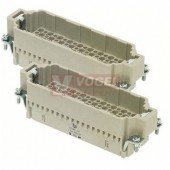 09161083001 Han DD konektor 108pin, V, 10A/250V, vel. 24B, Han 108DD, č.1-108, Crimp., 0,14-2,5mm2, (krimp. kontakty obj. zvlášť)