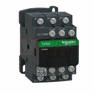 LC1D096B7     Stykač 3P  9A AC-3, 24 V 50/60 Hz, pom.kont. 1"Z"+1"V",  kabel.oka