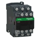 LC1D186BD     Stykač 3P 18A AC-3, 1Z+1V, 24 VDC,  pom.kont. 1"Z"+1"V" kabel.oka