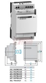 Zdroj spínaný 1f  5VDC  4,0A (ABL8MEM05040) 100-240VAC 20W modulární řada Phaseo, šhv 54x59x90mm