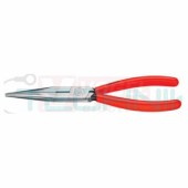 2611200 KNIPEX Kleště půlkulaté dlouhé se štípáním, rukojeti potažené PVC, délka 200mm