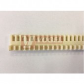 Bralen 270x17x18 drátovací hřeben BRALEN pro izolované vodiče 0,50 ÷ 10mm2, bílý, prostorová výška zubu 5mm