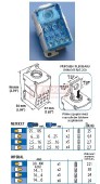 UD400A  svorkovnicový blok 1p. 400A průřezy 1x95-185//2x6-35/5x2,5-16/4x2,5-10mm2, IP20