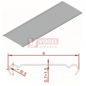 Víko žlabu 150  PKP150/3, šířka 150mm, tl.1,5mm (101215)