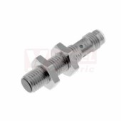 E2A-S08KS02-M3-B1 snímač indukční M8, nerez, stíněný, Sn=2mm, konektor M8/3pin, PNP/NO, délka těla 39mm, 12-24VDC