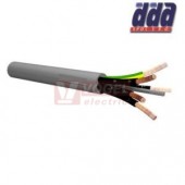 YY-JZ 6x 1,00 kabel flexibilní PVC šedý, číslované žíly se ZŽ