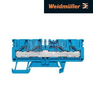 PDU 2,5/4/4AN BL svorka řadová, PUSH-IN sv.modrá 2/2, 800V/32A, š=5,1mm (1896250000)