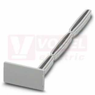KLM 3-L Nosič označení svorkovnic, s přestavitelnou výškou, pro koncovky CLIPFIX 15, CLIPFIX 35 a CLIPFIX 35-5, možnost popisu pomocí etiket BMK...20 x 8mm  (balení 100ks) (814788)