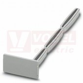 KLM 3-L Nosič označení svorkovnic, s přestavitelnou výškou, pro koncovky CLIPFIX 15, CLIPFIX 35 a CLIPFIX 35-5, možnost popisu pomocí etiket BMK...20 x 8mm  (balení 100ks) (814788)