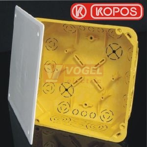 KO 125/1L krabice rozvodná 155x155x64mm s víčkem, do dutých stěn