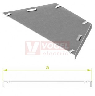 Víko redukce symetrické PRKSP600/500, tl.1,5mm (104660)
