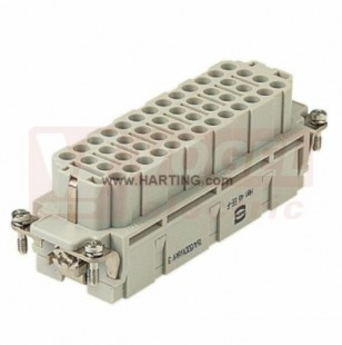 09320463101 Han EE konektor 46pin, Z, 16A/500V, vel.24B, č.1-46, Crimp., 0,14-4mm2