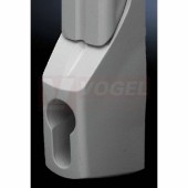 TS8611.070 Komfortní rukojeť pro TS, RAL7035, určena pro půlválcovou vložku, např. 2467.000