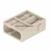09140033001 Han Modul C, konektor, 3pin, 40A/690V, V, 1,5-6mm2, kripovací, polykarbonát, RAL7032