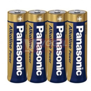Baterie  1,50 V LR6 tužková alkalická "Panasonic Alkaline Pro", blistr/4ks (vel.AA)