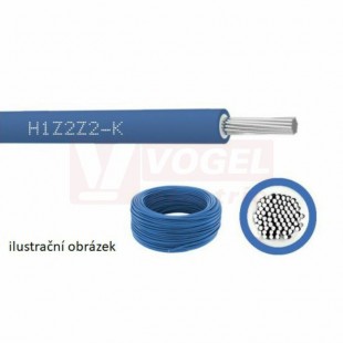 SOLARKABEL H1Z2Z2-K 1x6mm2, modrý, průměr 6,4mm