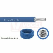 SOLARKABEL H1Z2Z2-K 1x6mm2, modrý, průměr 6,4mm