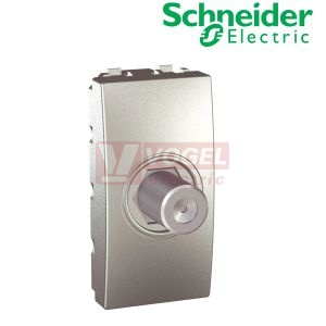 MGU346830 Unica - Anténní zásuvka F konektor, 1 modul, Aluminium