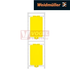 CC 85/54 MC NE GE MultiCard, značení přístrojů ClipCard, bez potisku, štítek žlutý, v54mm x š85mm, montáž do držáku Logimark-H, PA66 (1138410000)