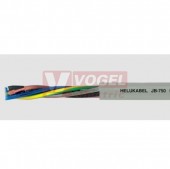 JB-750  4G  4mm2 kabel flexibilní, 450/750V, PVC šedý, barevné žíly se ze/žl (11122)