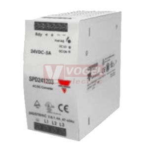 Zdroj spínaný 3f 24VDC  5A (SPD-24-120-3) 2/3x340-575VAC//24VDC (120W)
