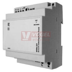 Zdroj spínaný 1f 24VDC  2,5A (SPM-4-241) 90-264VAC//24VDC (60W) modulární