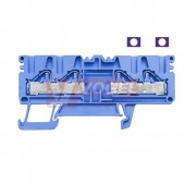 §PDU 2,5/4/2X2AN BL svorka řadová, PUSH-IN, sv.modrá, 800V/32A, š=5,1mm (1043220000)
