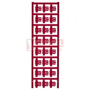 SFC 2,5/21 MC NE RT SlimFix Clip, označení vodičů a kabelů, červená, průřez 4-10mm2, 21x9,3mm (1062080000)