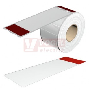 THM WriteON 50,8/150 RT štítek samolepící pro označení vodičů a kabelů, červený, š/v 62,2x24,5mm, popis.pole 19,05x24,5mm, průměr vodiče 0,75-100mm2 (1109170000)