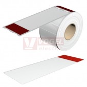 THM WriteON 50,8/150 RT štítek samolepící pro označení vodičů a kabelů, červený, š/v 62,2x24,5mm, popis.pole 19,05x24,5mm, průměr vodiče 0,75-100mm2 (1109170000)