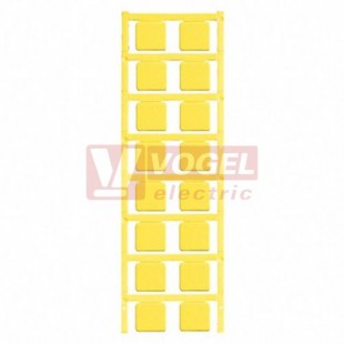 SM 22/22 K MC NE GE MultiCard, značení přístrojů SwitchMark, štítek žlutý v22mm x š22mm, samolepící, PA66  (1131830000)