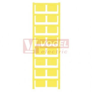 SM 27/18 MC NE GE MultiCard, značení přístrojů SwitchMark, bez potisku, štítek žlutý, v18mm x š27mm, PA66 (1131850000)