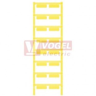 SM 27/8 MC NE GE MultiCard, značení přístrojů SwitchMark, bez potisku, štítek žlutý, v8mm x š27mm, PA66 (1131870000)
