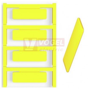 CC 15/49 K MC NE GE MultiCard, značení přístrojů ClipCard, štítek 15x49mm, žlutý, samolepící, materiál Polyamide 66 (1131970000)