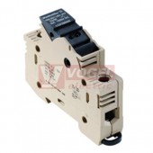 WSI 25/1 10X38/LED 1KV svorka pojistková, výklopná, šroubové připojení, se signalizací, béžová, š=18mm  (1137780000)