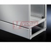 TS8600.265 Podstavec skříně TS/SE, přední a zadní díl, švh 1200x200x600mm, kabelový ranžírovací prostor, RAL7035 sv.šedá (bal=1ks)