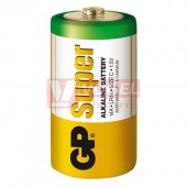 Baterie  1,50 V LR14 monočl.malý alkalický, C, GP Super Alkaline, shrink/2ks