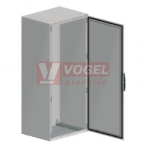 NSYSM1610302D skříň samostatně stojící SM, bez mont.panelu, 2-dv., všh 1600x1000x300mm, IP55, RAL7035, vč.kabelového dna